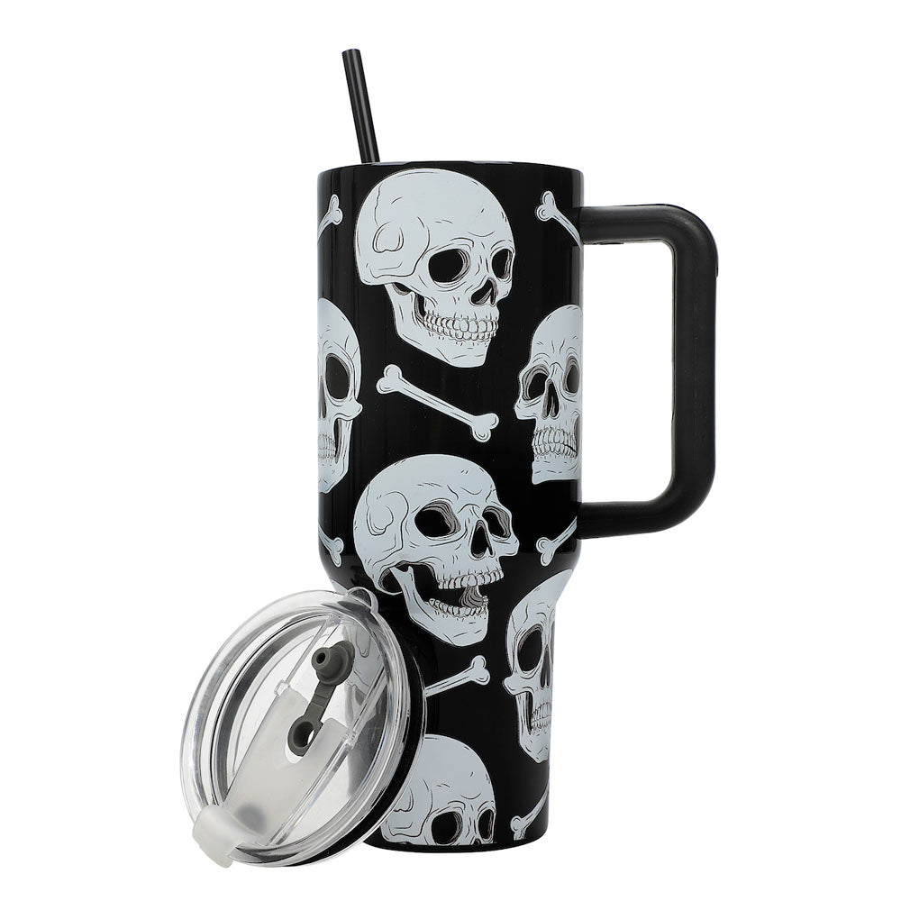Skulls 40 oz. Stainless Steel Tumbler