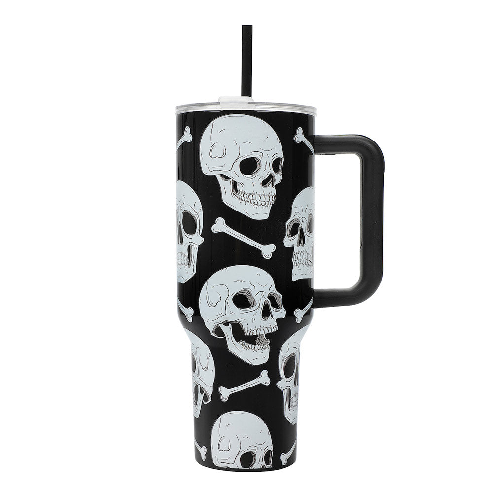 Skulls 40 oz. Stainless Steel Tumbler