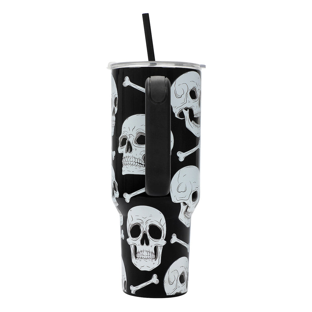 Skulls 40 oz. Stainless Steel Tumbler