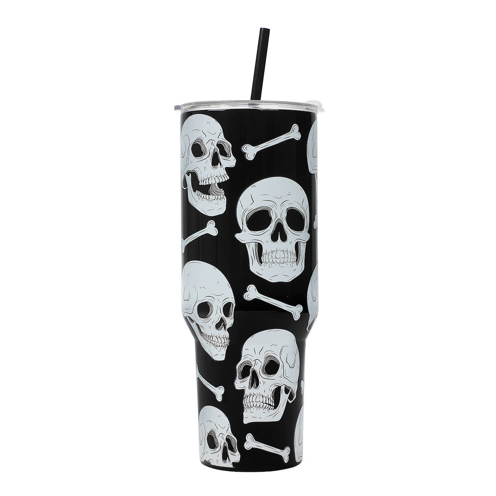 Skulls 40 oz. Stainless Steel Tumbler