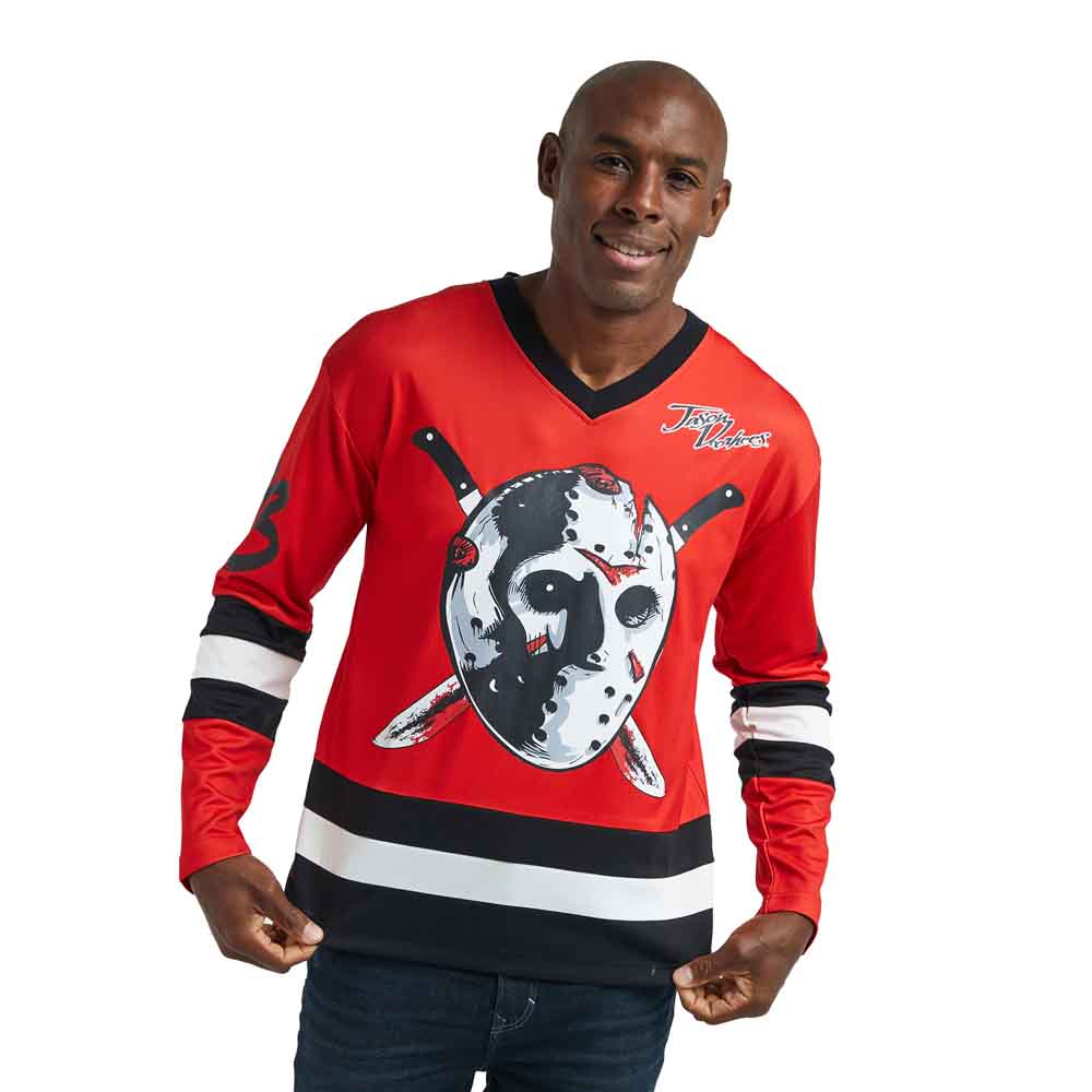 Friday the 13th Jason Voorhees Hockey Jersey The Horror Family LLC Friday the 13th Jason Voorhees Hockey Jersey The Horror Family LLC