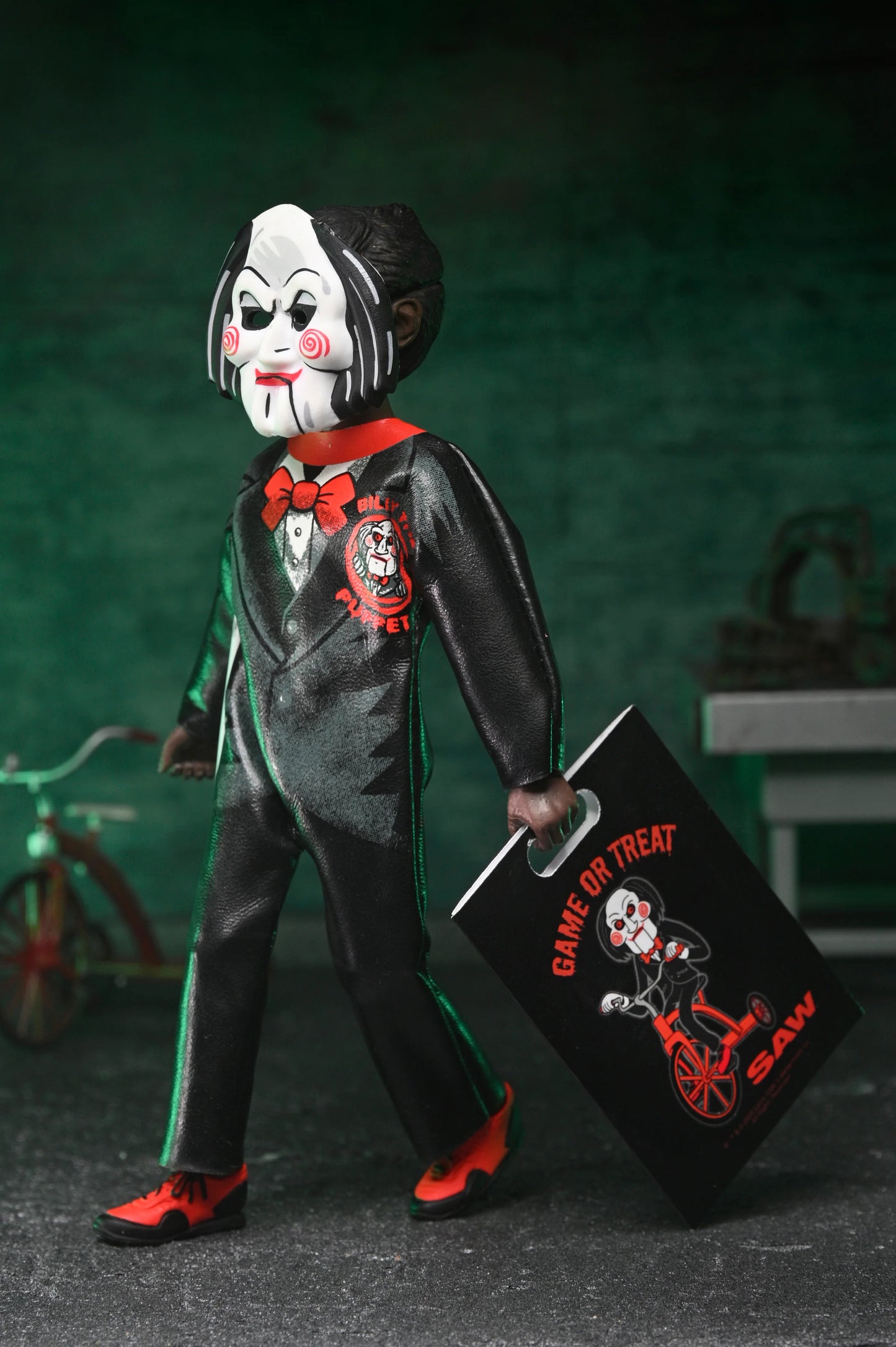BEN COOPER COSTUME KIDS COLLECTION - SERIES 9 COSTUMED ACTION FIGURE BUNDLE (LEATHERFACE, MICHAEL MYERS, BILLY THE PUPPET, PENNYWISE & ART THE CLOWN)