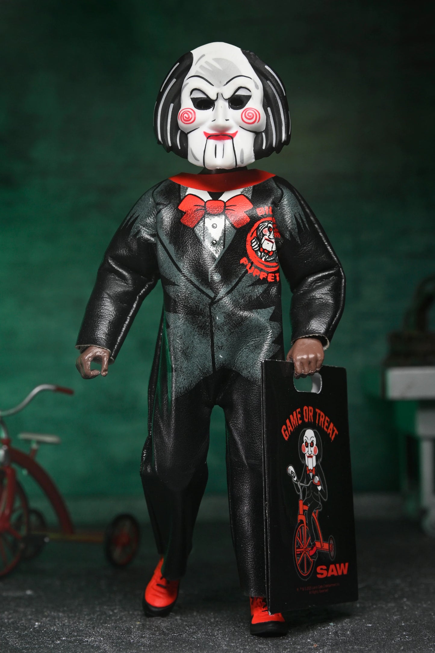 BEN COOPER COSTUME KIDS COLLECTION - SERIES 9 COSTUMED ACTION FIGURE BUNDLE (LEATHERFACE, MICHAEL MYERS, BILLY THE PUPPET, PENNYWISE & ART THE CLOWN)