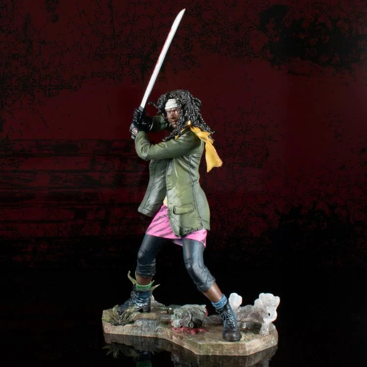 The Walking Dead Gallery Michonne Figure Diorama