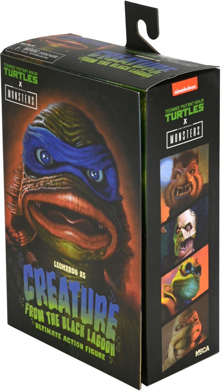 Universal Monsters/Teenage Mutant Ninja Turtles NECA 7” Scale Action Figure - Leonardo as Creature from the Black Lagoon