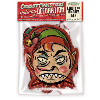 Cruddy Christmas Eddie the Angry Elf Mini Monster