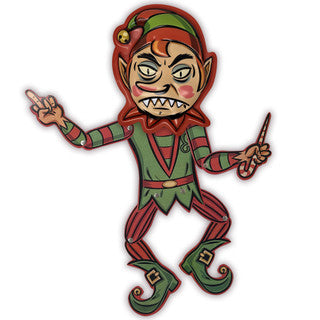 Cruddy Christmas Eddie the Angry Elf Mini Monster