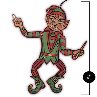Cruddy Christmas Eddie the Angry Elf Mini Monster