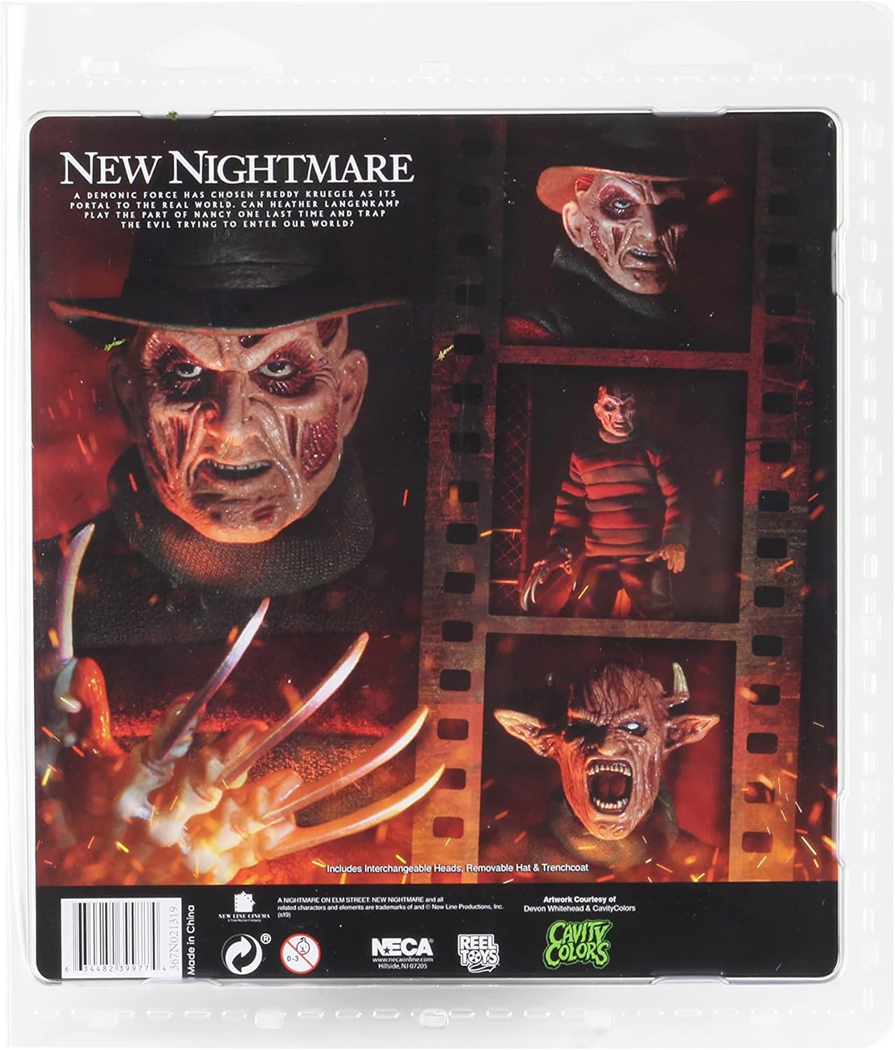 Nightmare On Elm Street: New Nightmare Freddy 8" Retro Figure