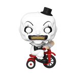 TERRIFIER POP! ART THE CLOWN WITH BIKE