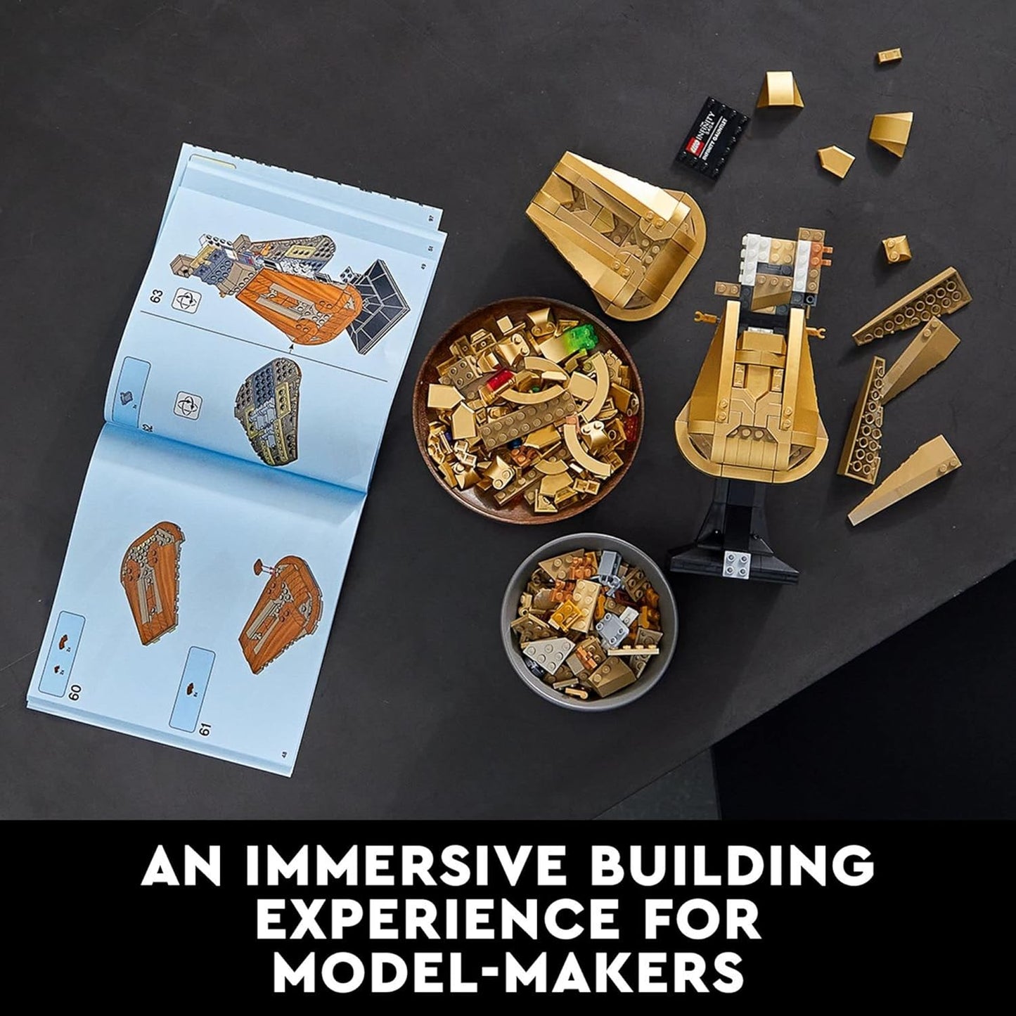 LEGO Marvel Infinity Gauntlet Collectible Thanos Glove with Infinity Stones, Building Set