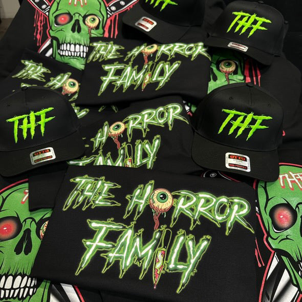 THF T-Shirt - Black/Green Logo