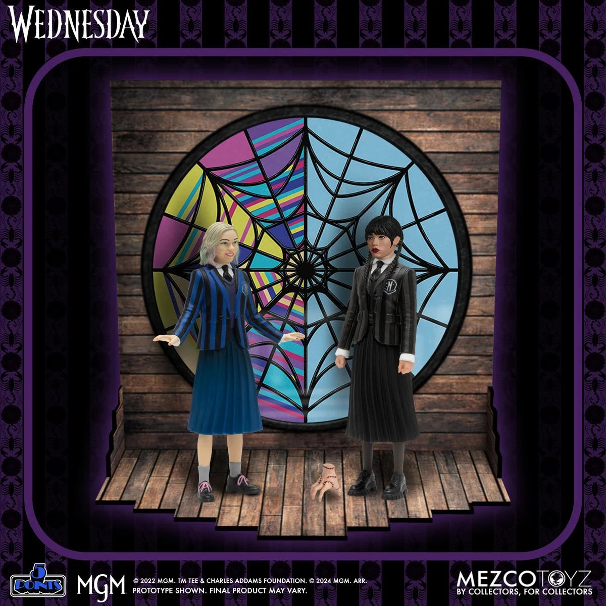 Wednesday and Enid 5 Points Action Figure Boxed Set