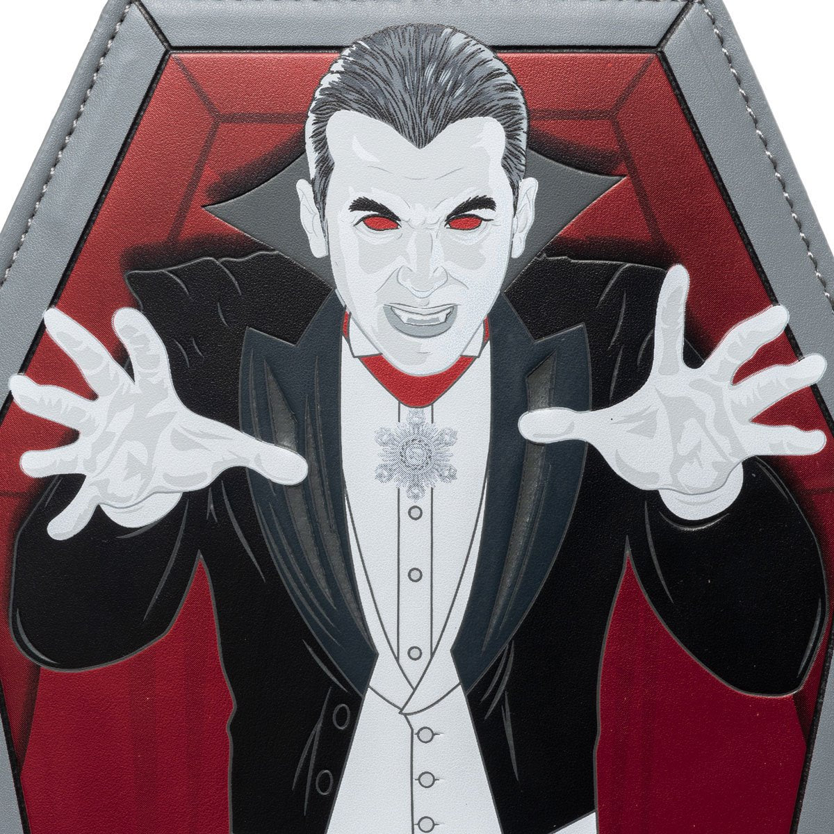 Universal Monsters Dracula Coffin Convertible Backpack - Entertainment Earth Exclusive