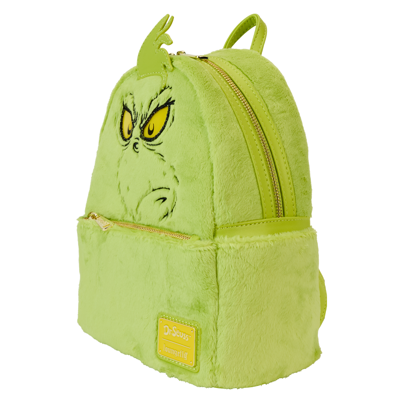 Dr. Seuss' How The Grinch Stole Christmas! Plush Cosplay Light Up Mini Backpack