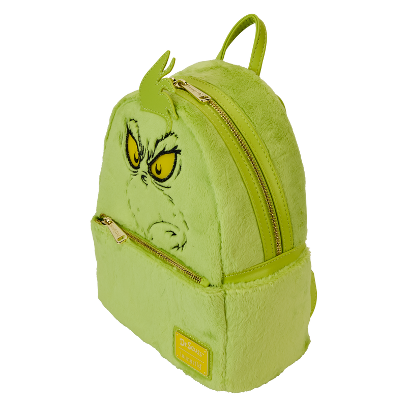 Dr. Seuss' How The Grinch Stole Christmas! Plush Cosplay Light Up Mini Backpack