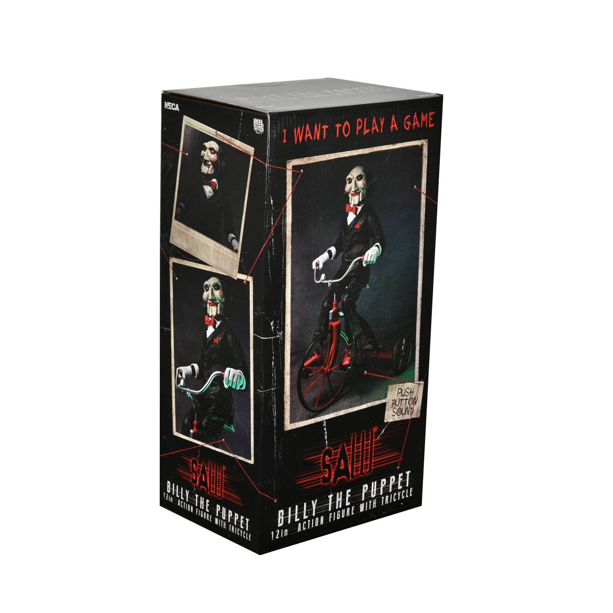 NECA Saw Billie The Puppet with Tricycle 12" Action Figure