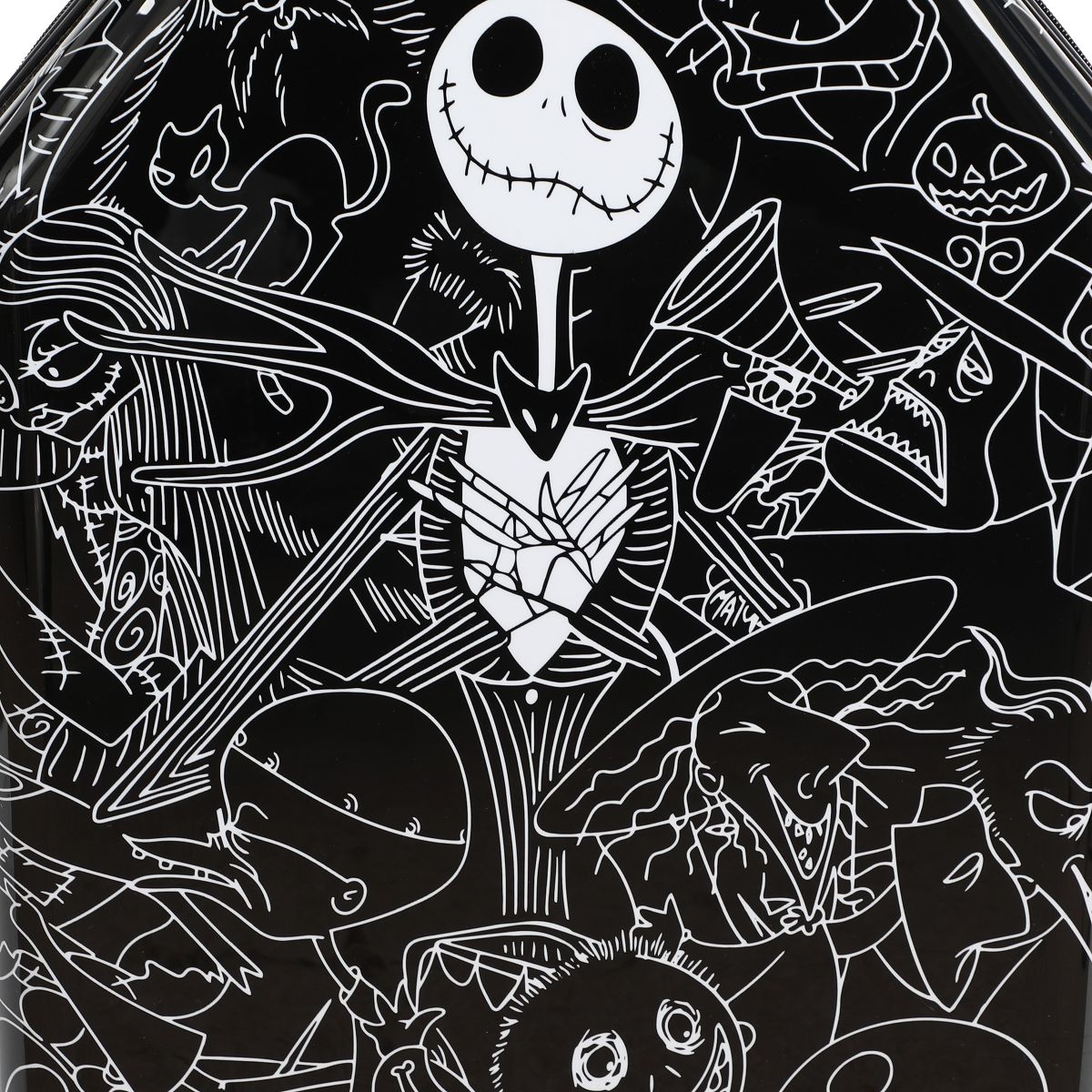 Nightmare Before Christmas Jack Skellington 20” Carry-On Luggage With Wheels And Retractable Handle