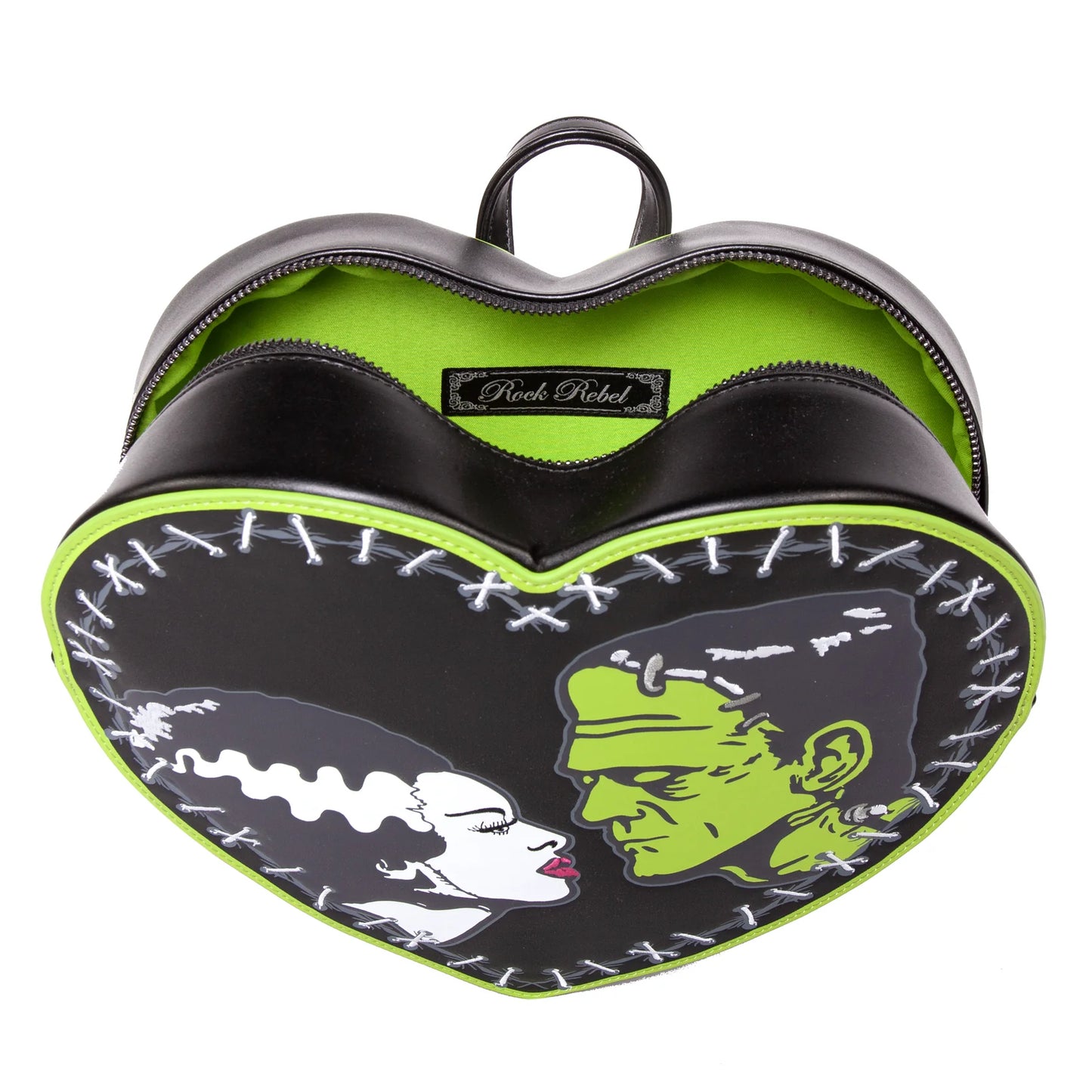 Bride of Frankenstein Heart Backpack