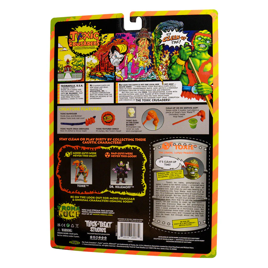 TOXIC CRUSADERS - TOXIE 5" ACTION FIGURE