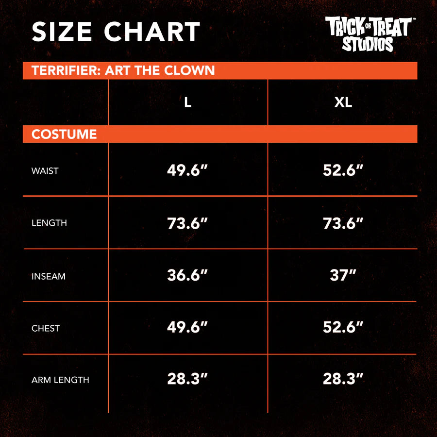 TERRIFIER - ART THE CLOWN COSTUME