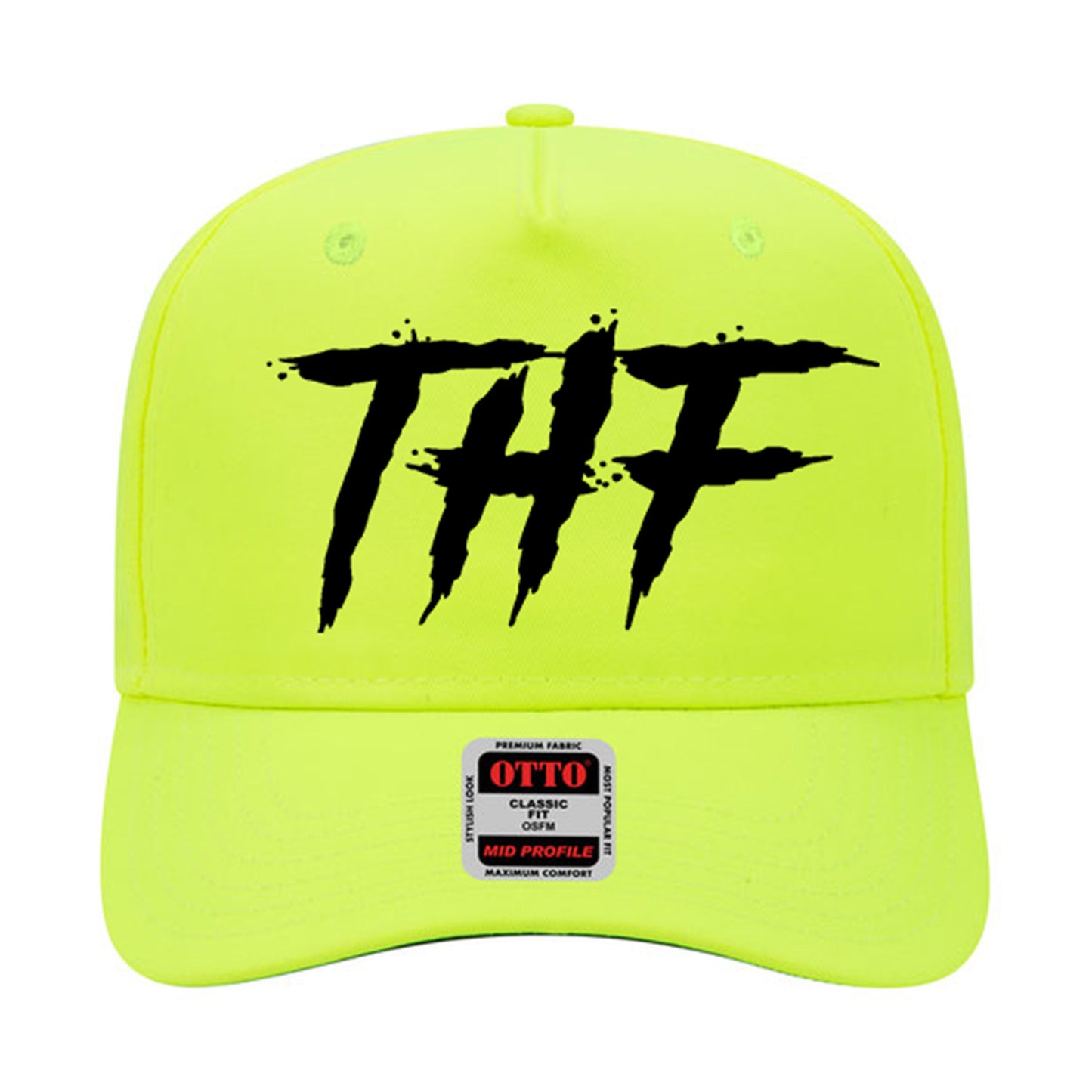 THF Hat - Neon & Black