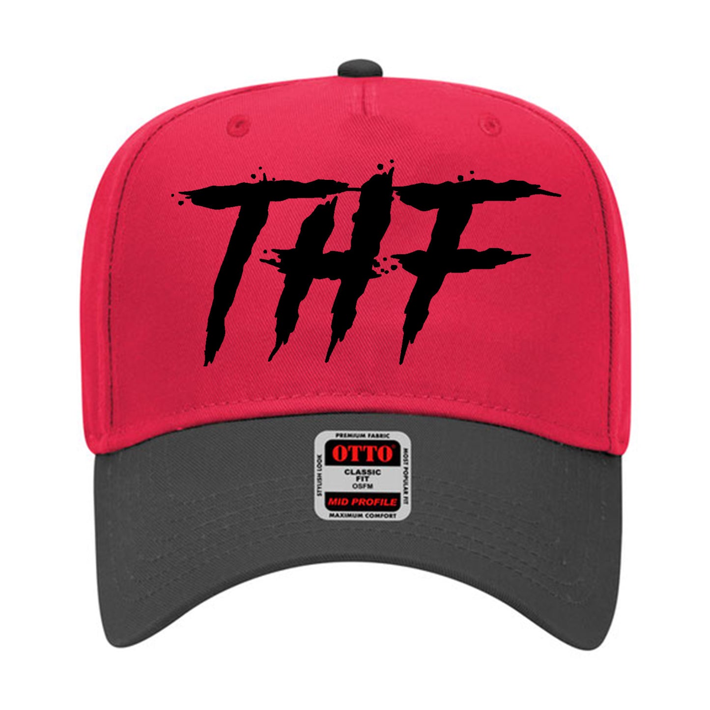 THF Hat - Red & Black
