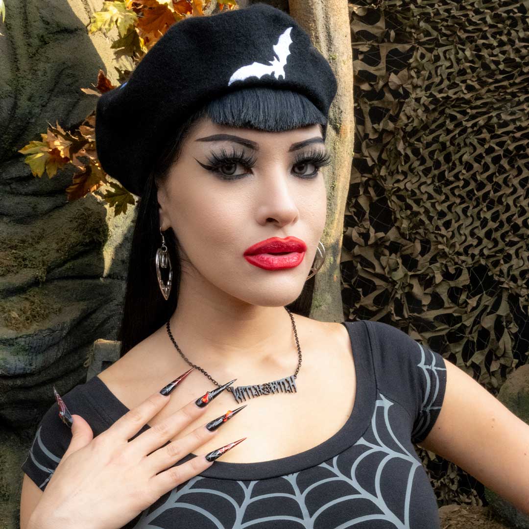 Witch Bitch Text Necklace