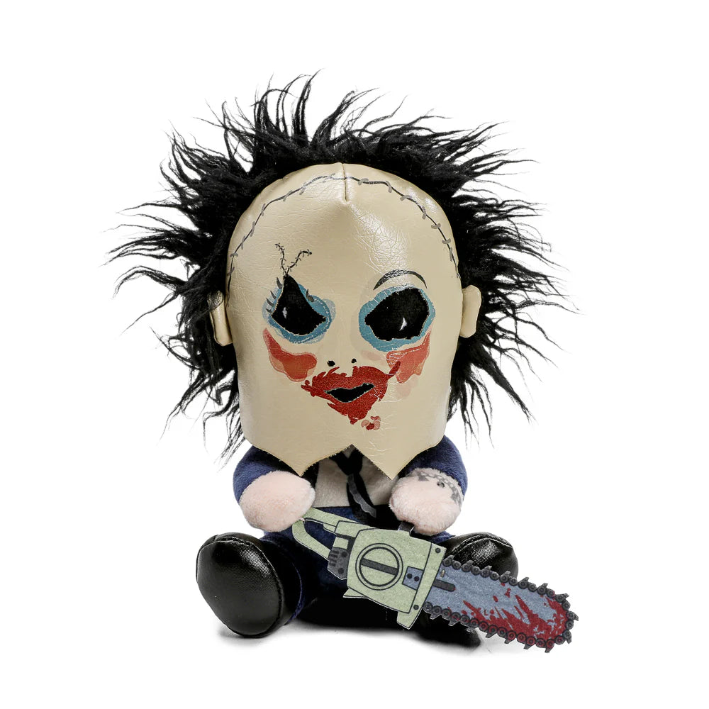 TEXAS CHAINSAW MASSACRE LEATHERFACE WITH PRETTY WOMAN MASK PHUNNY PLUSH