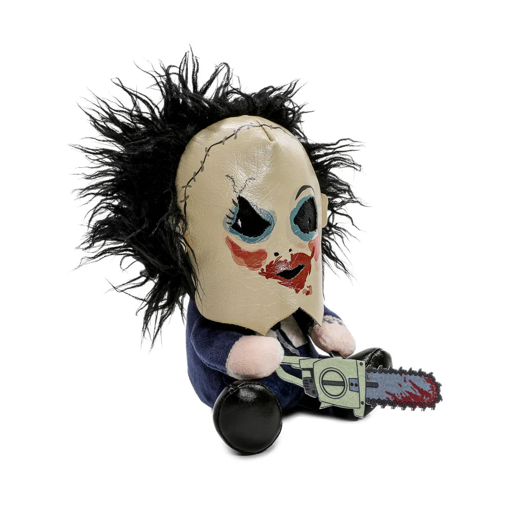 TEXAS CHAINSAW MASSACRE LEATHERFACE WITH PRETTY WOMAN MASK PHUNNY PLUSH