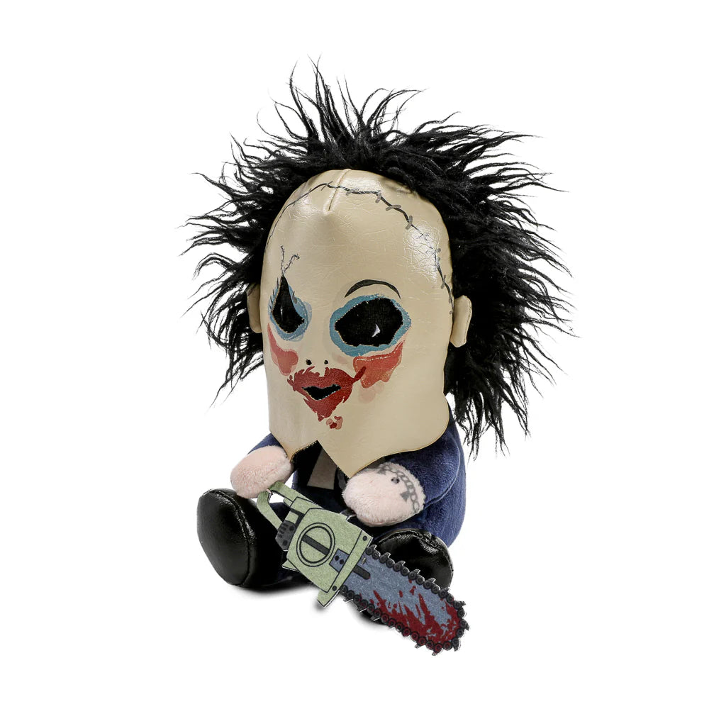 TEXAS CHAINSAW MASSACRE LEATHERFACE WITH PRETTY WOMAN MASK PHUNNY PLUSH