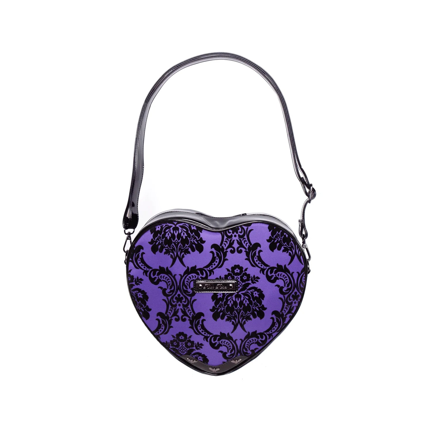 Damask Heart Shoulderbag in Violet
