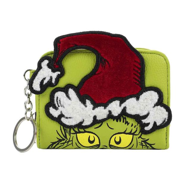 DR. SEUSS THE GRINCH MINI ZIP AROUND WALLET