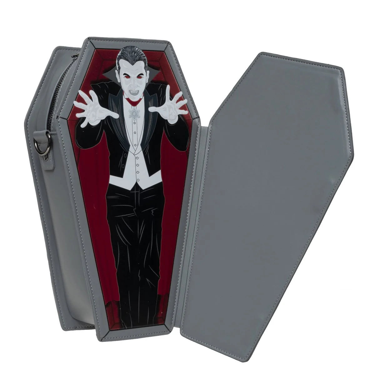 Universal Monsters Dracula Coffin Convertible Backpack - Entertainment Earth Exclusive