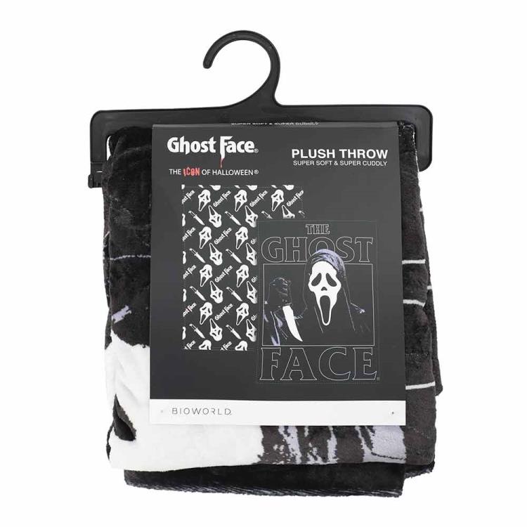 Ghost Face Double-Sided Plush Throw Blanket