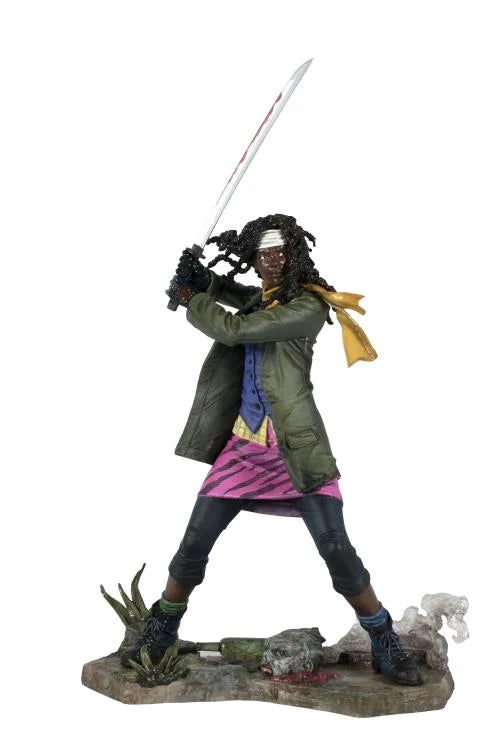The Walking Dead Gallery Michonne Figure Diorama