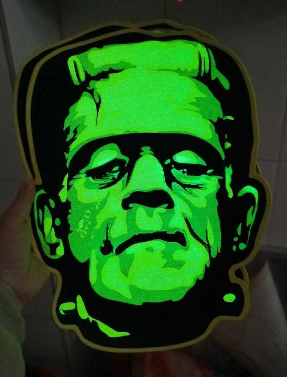 Glow-in-the-Dark Frankenstein Backpack by Rock Rebel