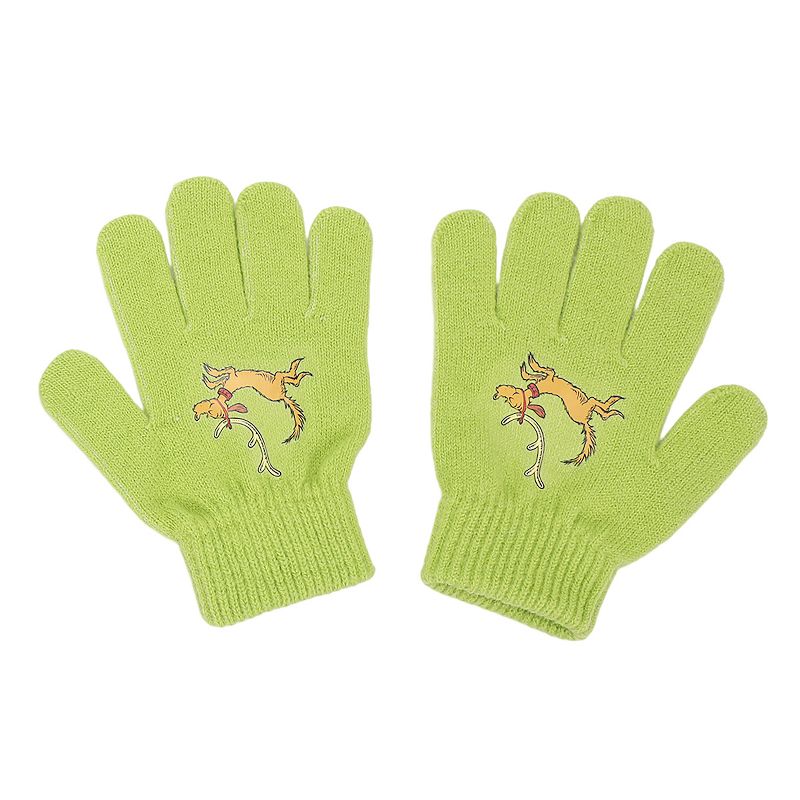 The Grinch Youth Character Cuffed Beanie and Gloves Set