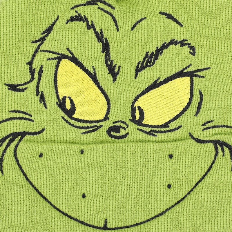 The Grinch Youth Character Cuffed Beanie and Gloves Set