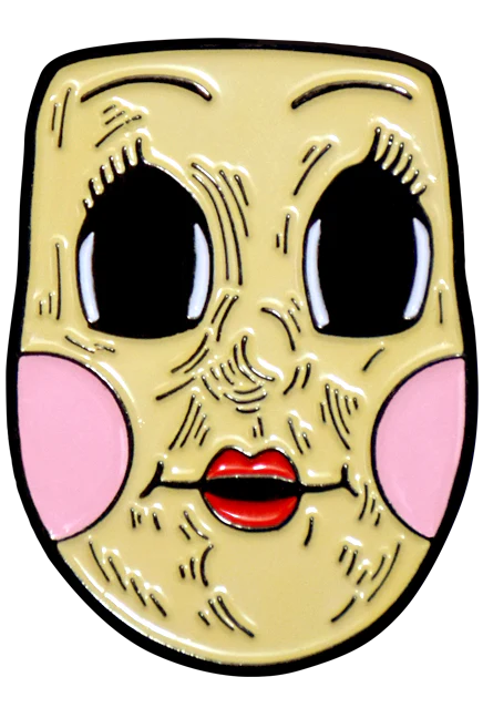 THE STRANGERS PREY AT NIGHT DOLLFACE ENAMEL PIN