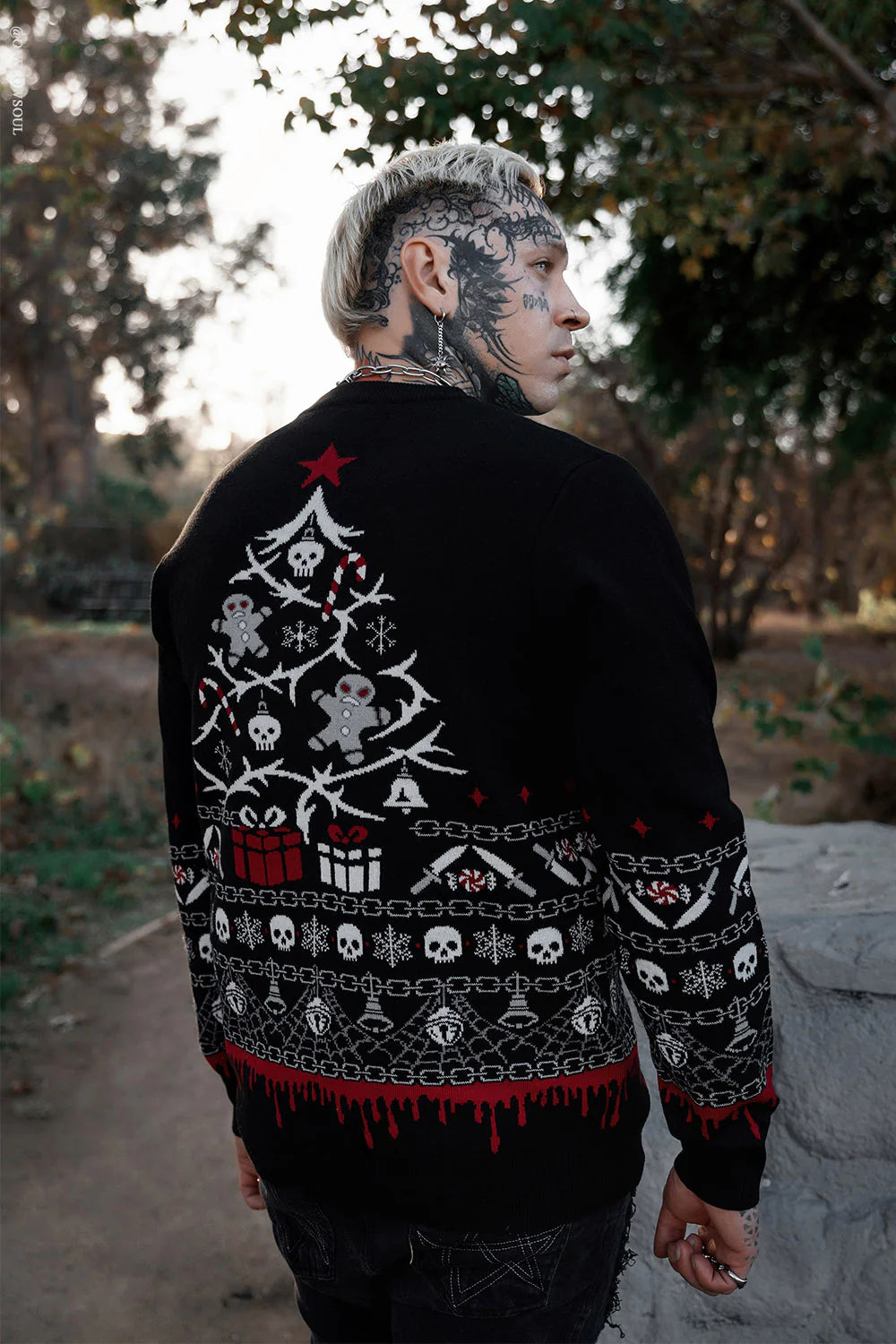 Krampus Knit Xmas Sweater