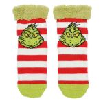 DR. SEUSS THE GRINCH SHERPA WOMEN'S QUARTER CREW