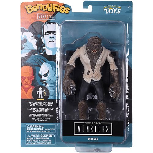 Universal Monsters Wolfman Bendyfigs Action Figure