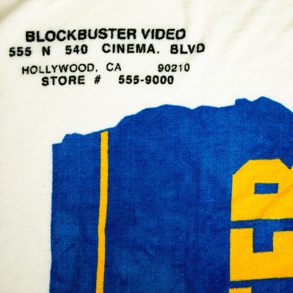 BLOCKBUSTER VHS CASE FLEECE THROW BLANKET