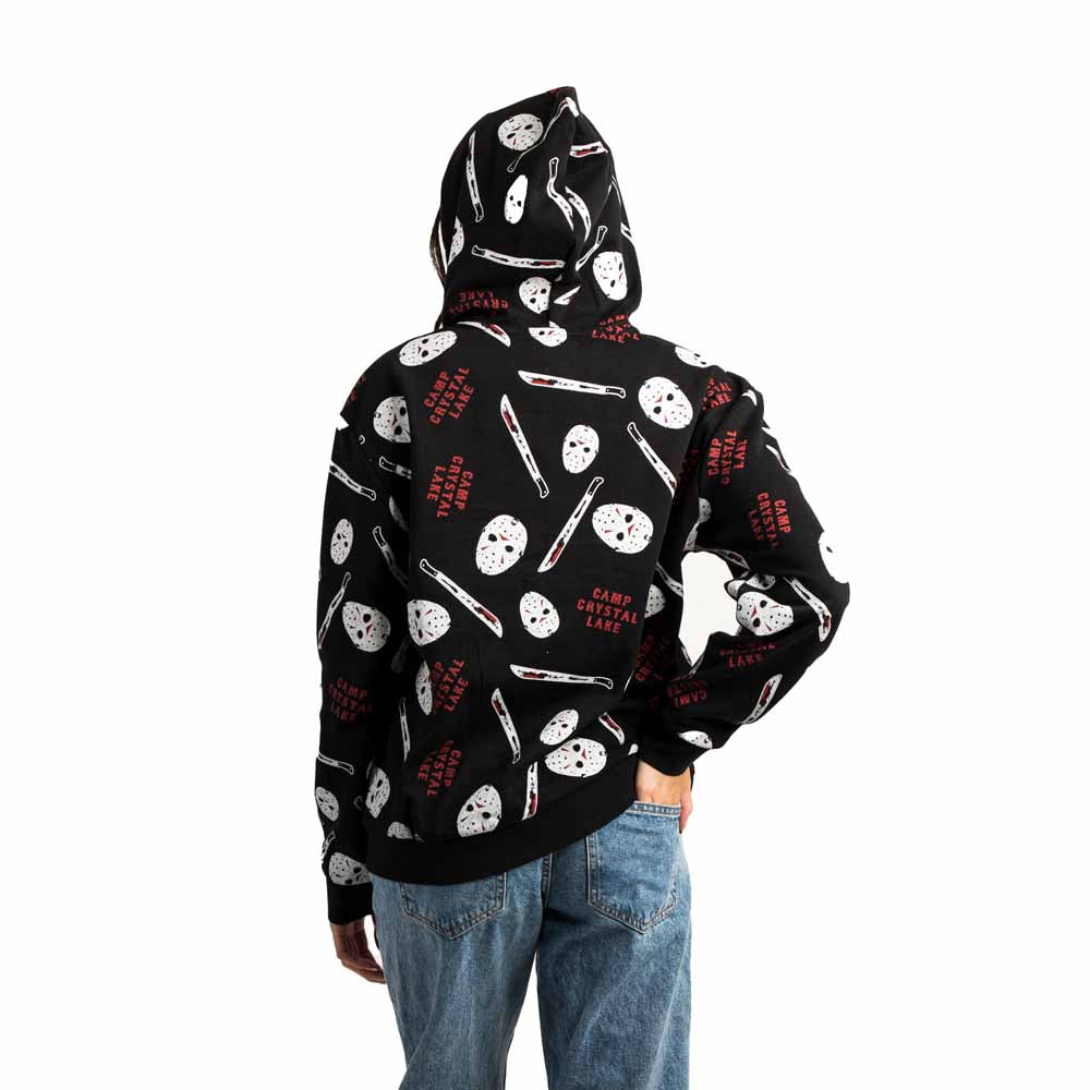 Friday the 13th Camp Crystal Lake Juniors Zip-up Hoodie