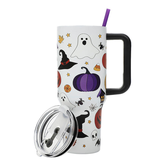 Halloween Icons 40 oz. Stainless Steel Tumbler