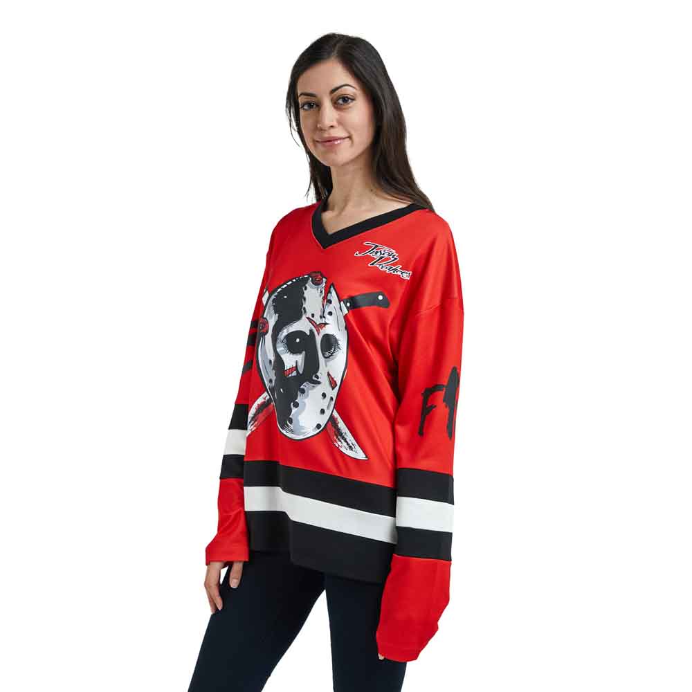 Friday the 13th Jason Voorhees Hockey Jersey The Horror Family LLC Friday the 13th Jason Voorhees Hockey Jersey The Horror Family LLC