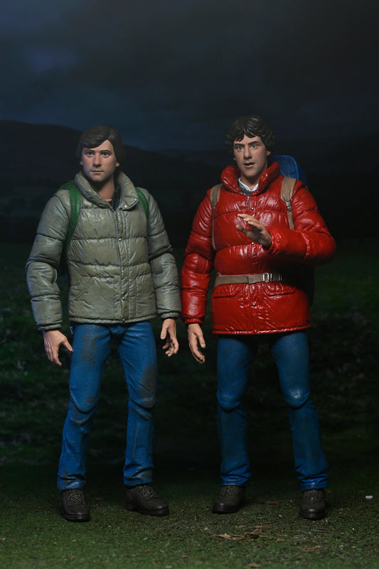 AN AMERICAN WEREWOLF IN LONDON - JACK AND DAVID 7" SCALE ACTION FIGURES 2-PACK