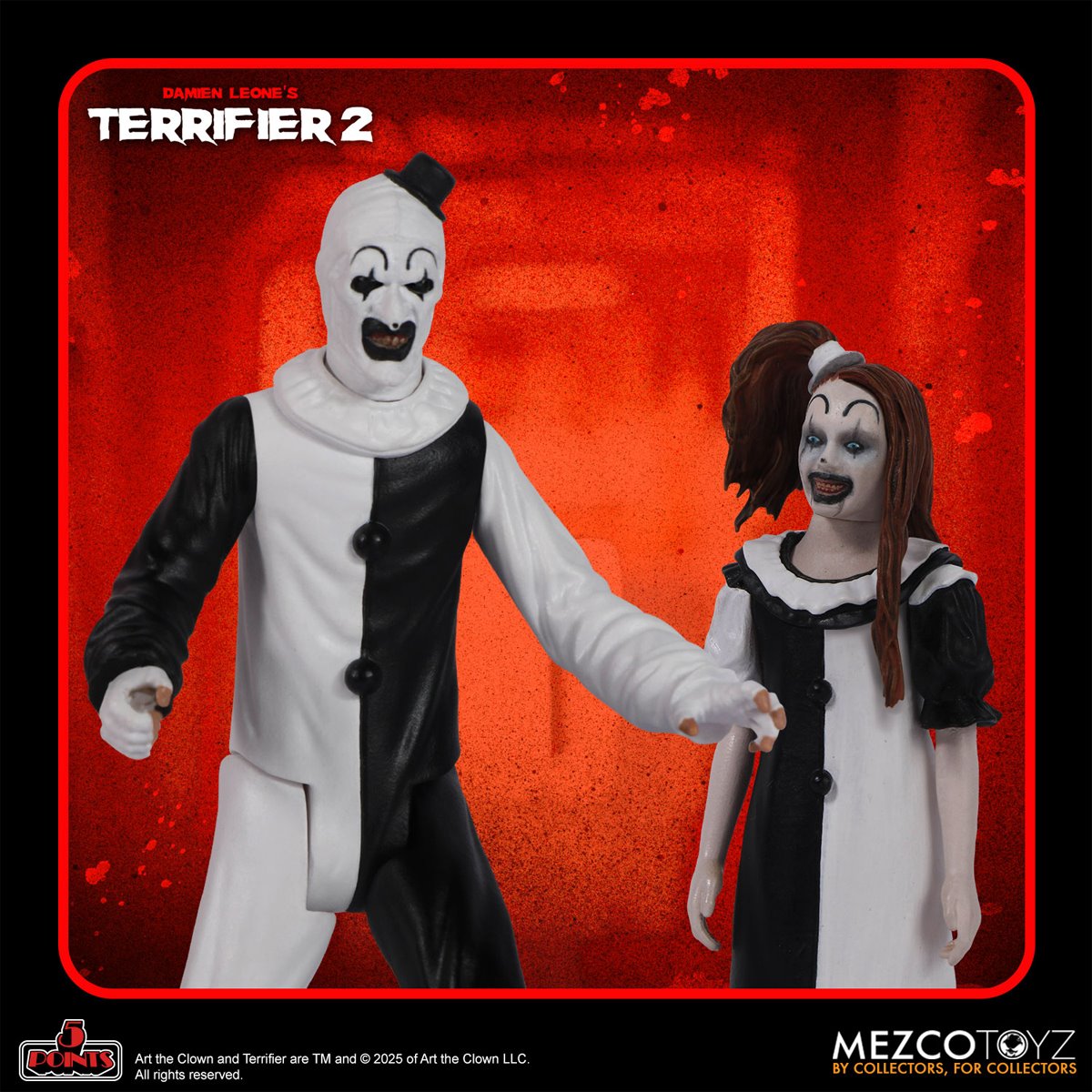 Terrifier 2 -  5 Points Action Figures - Set Of 2