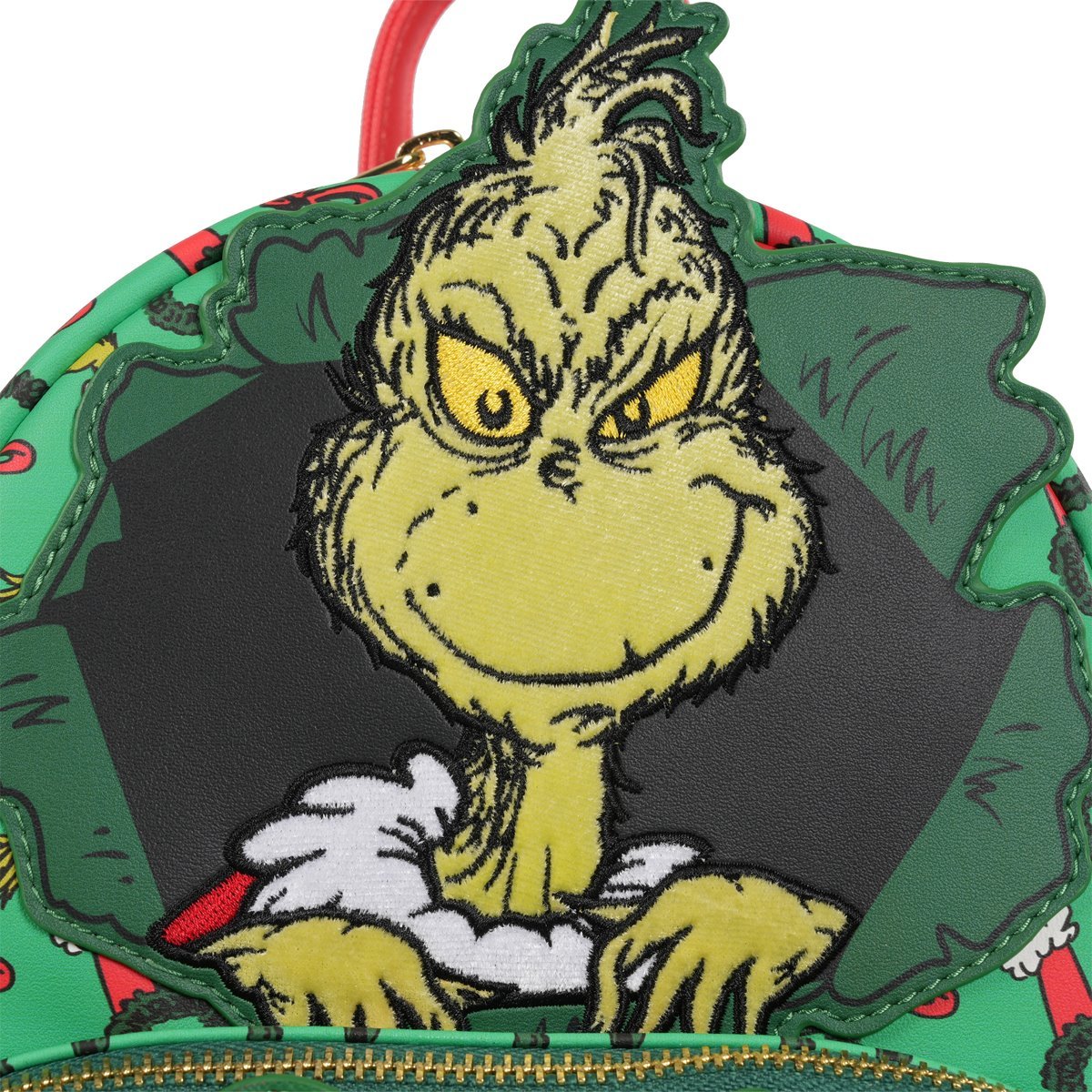How the Grinch Stole Christmas Grinch Christmas Present Mini-Backpack - Entertainment Earth Exclusive